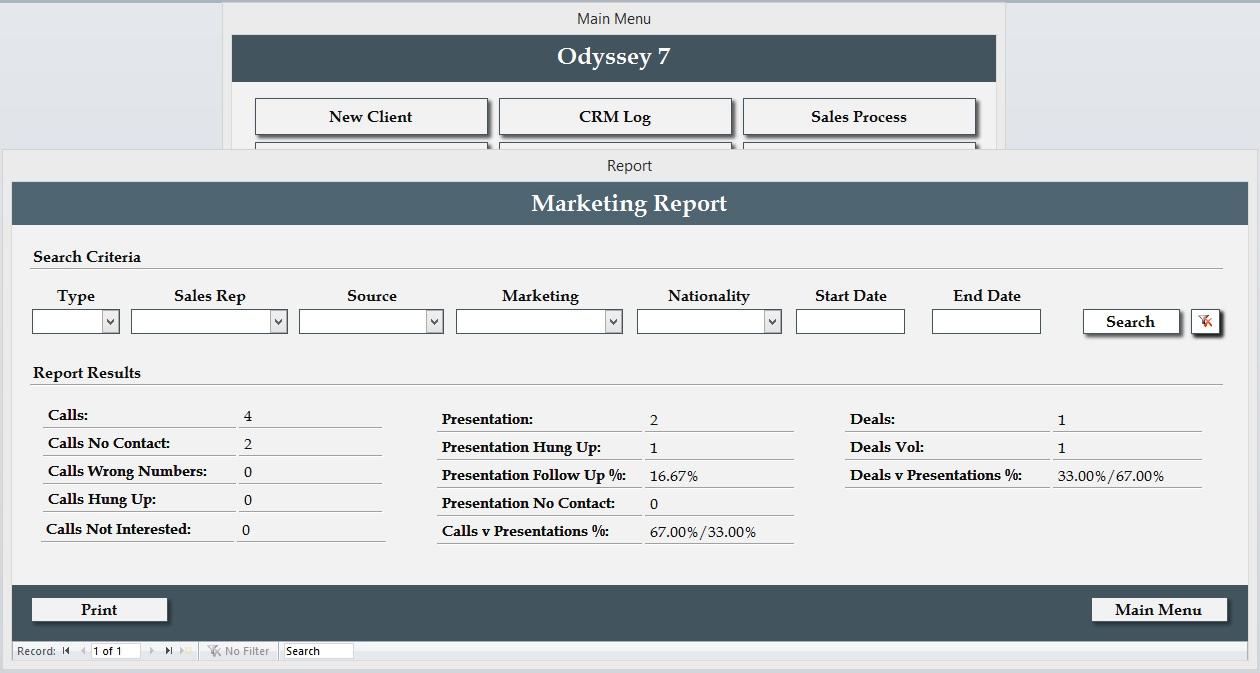 Microsoft Access Database Development