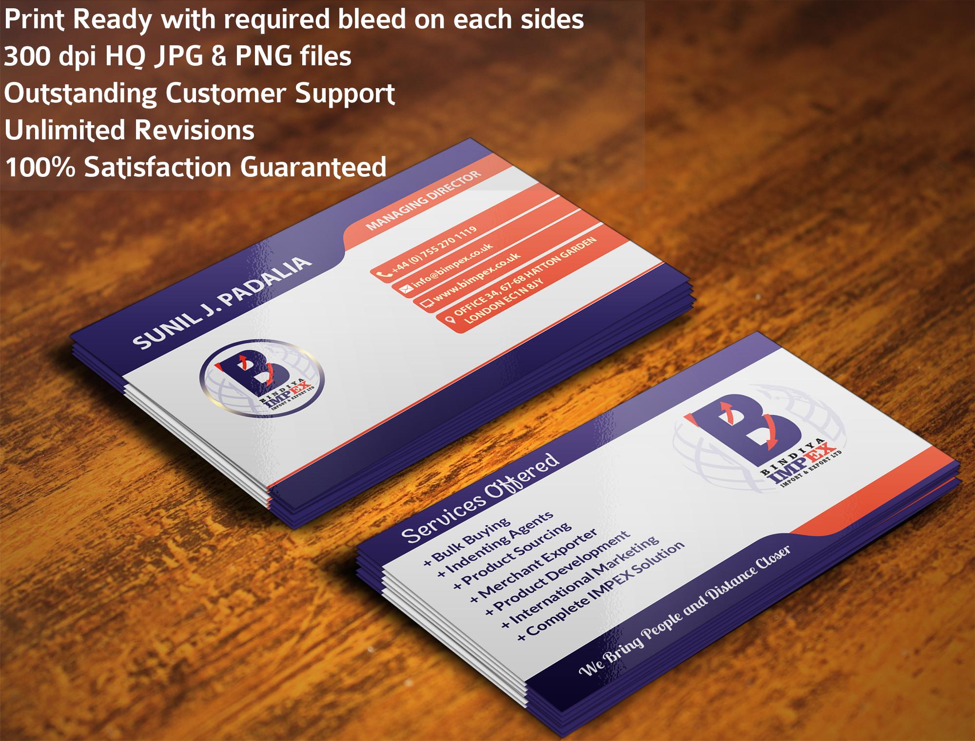 I will design an Eye Catching Business Card with bonu...
