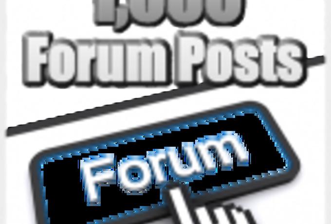 create 2400 High Pr DoFollow SEO backlinks from Forum...