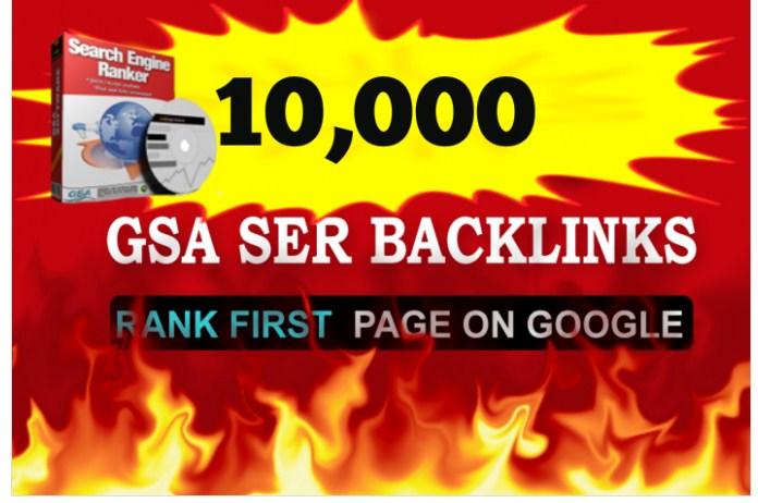 create 10 buffer sites 10,000 high PR GSA SER backlin...