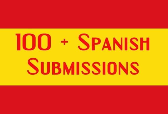submit 55 Spanish Web directory submissions, Spain