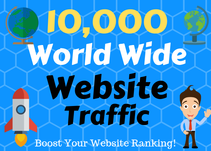 10000 Human traffic to your web or blog site. Get Ads...