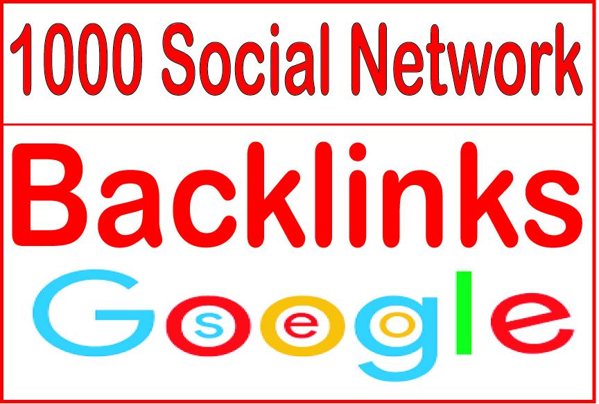 Create 1000 Social Network backlinks