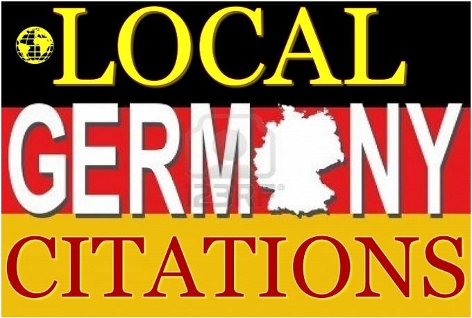I will create 10 Local German citations for your busi...