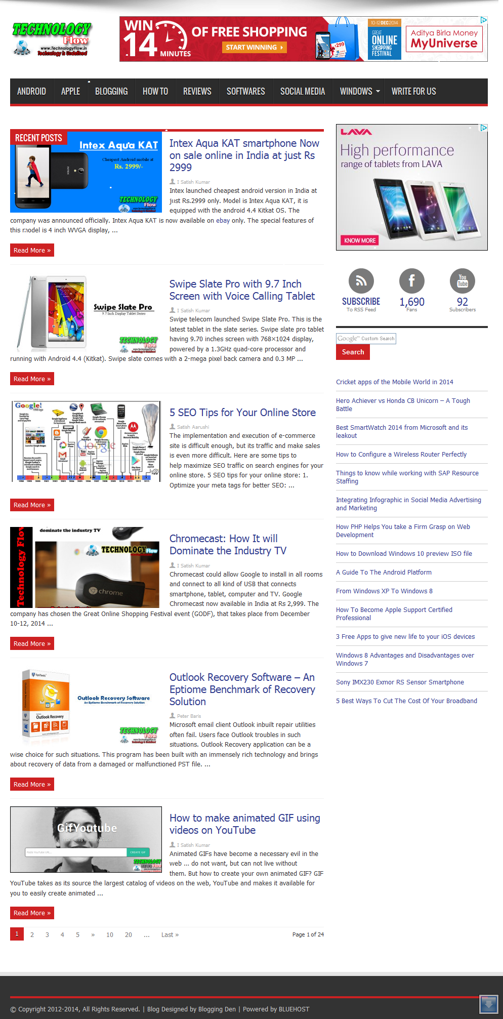 TechnologyFlow Sponsored Blog Review for