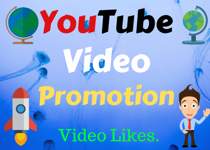 YouTube Video Promotion with Thumbs up High-quality
