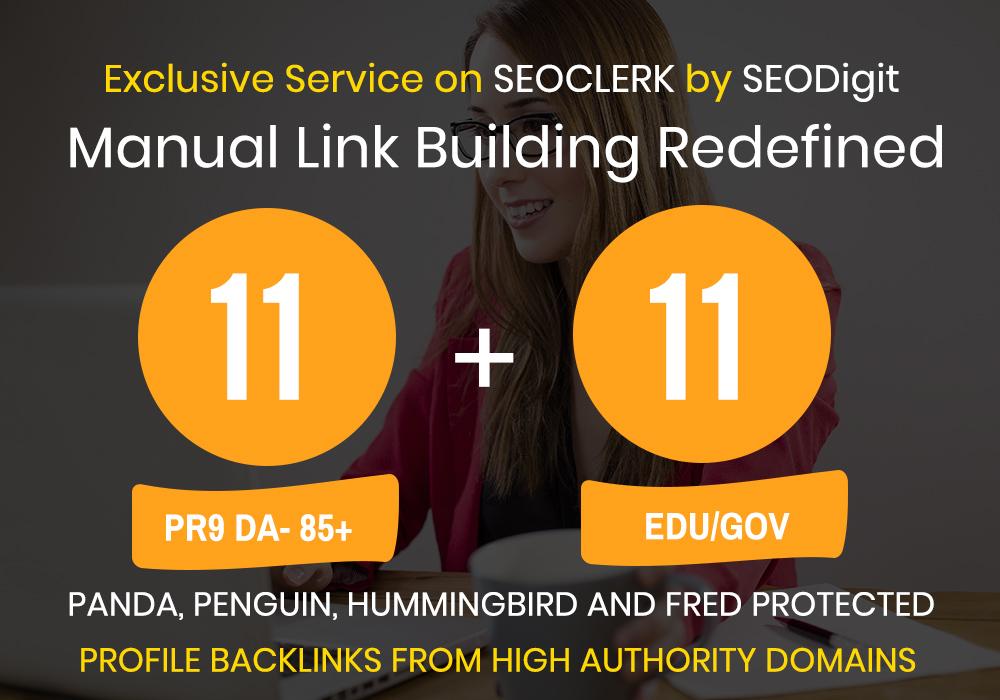 11 High PR9+ 11 High DA EDU-GOV Backlinks 1 Hours exp...