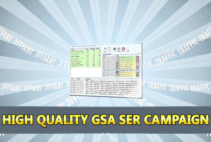 run High Quality Gsa SER seo campaign 2 Tiers for 3 d...