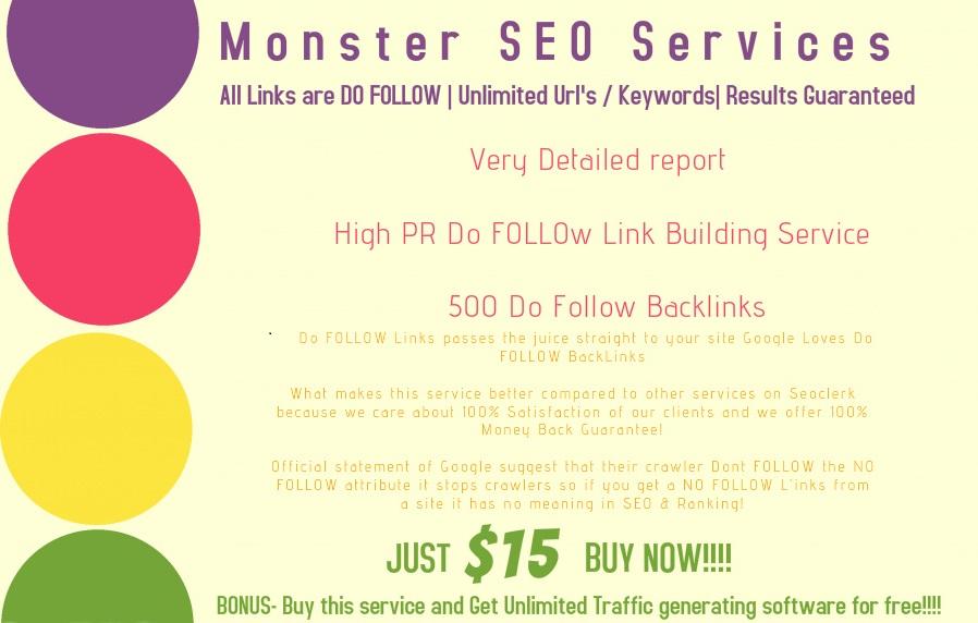 Build 500 DO FOLLOW Backlinks TO SKYROCKET Your Ranki...