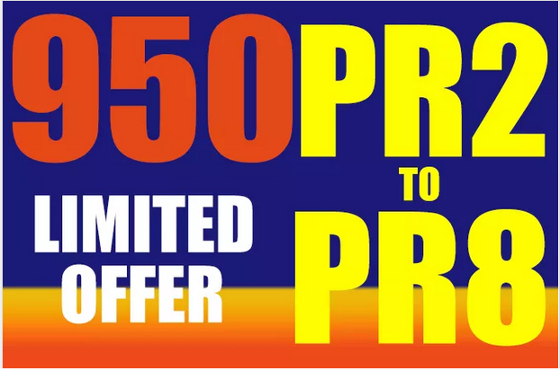 create 950 safe high PR backlinks