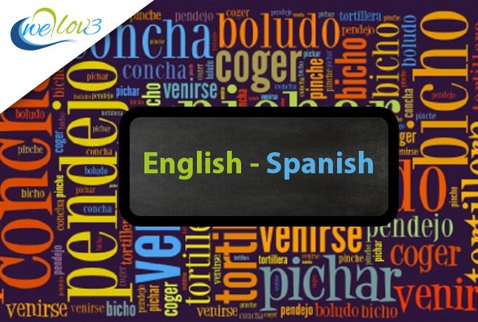 I will translate English to Spanish and inversely