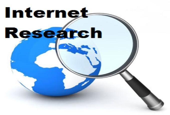 I will do Web Research like finding contact informati...