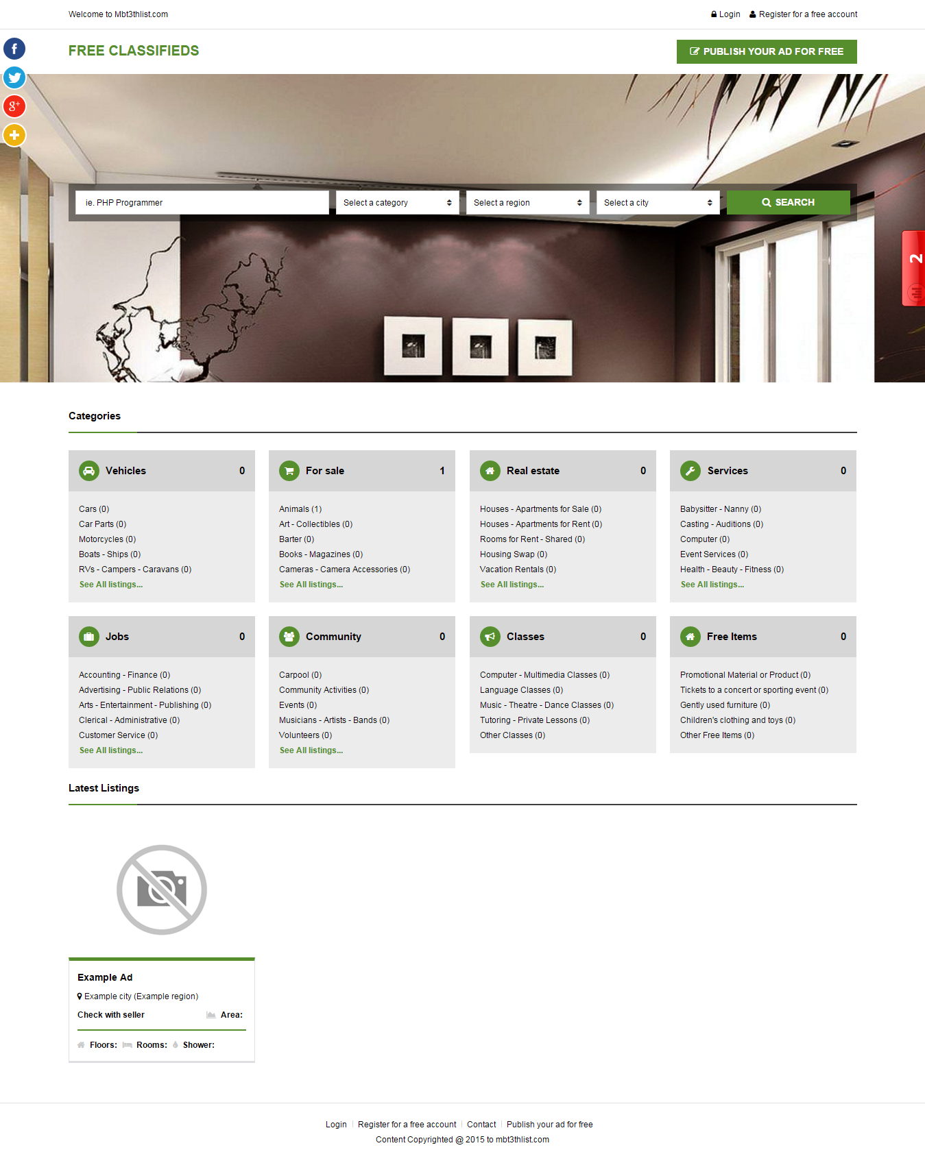 Create Classifieds Website