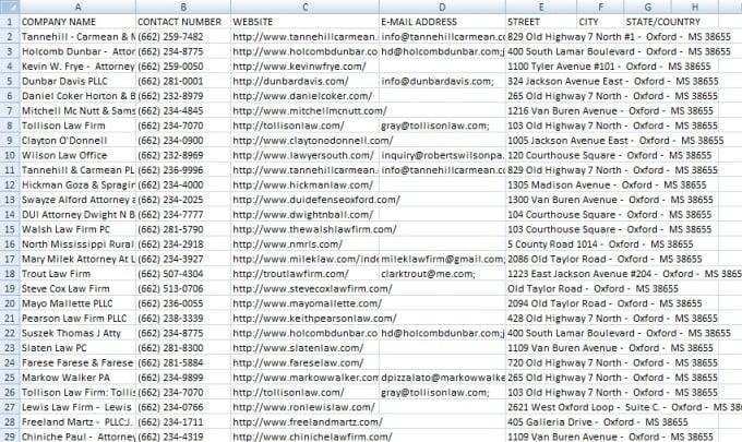 get you all available Local Business Leads of your de...