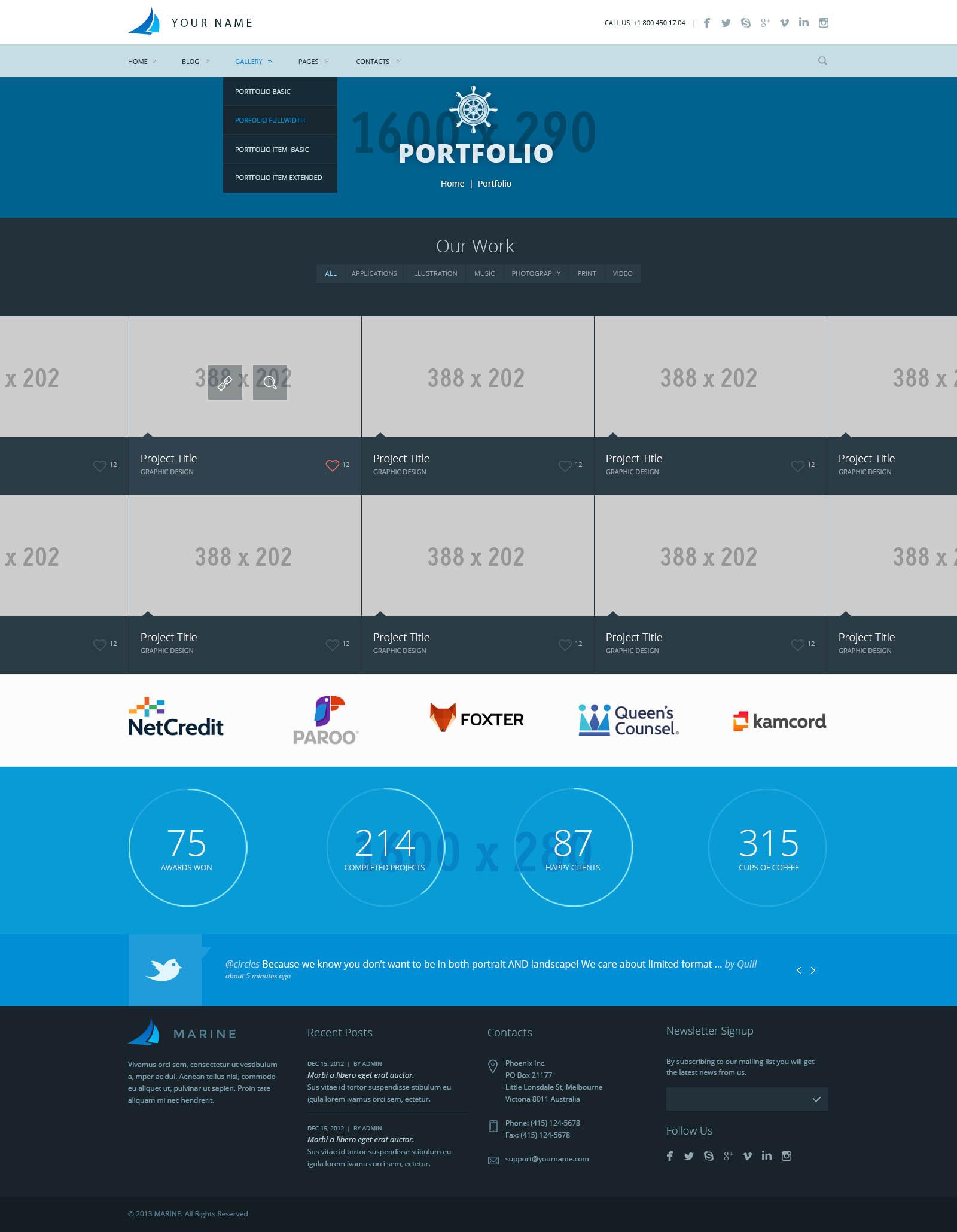 Portfolios website, personal portfolio website