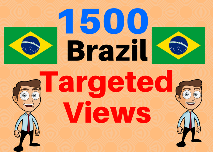 1500 BRAZIL TARGETED traffic to your web or blog site...