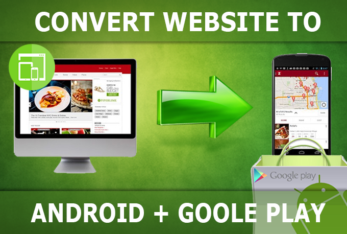 I will convert website to ANDROID app, then publish ...