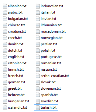 1.3m+ word list in different languages and 400k+ keyw...