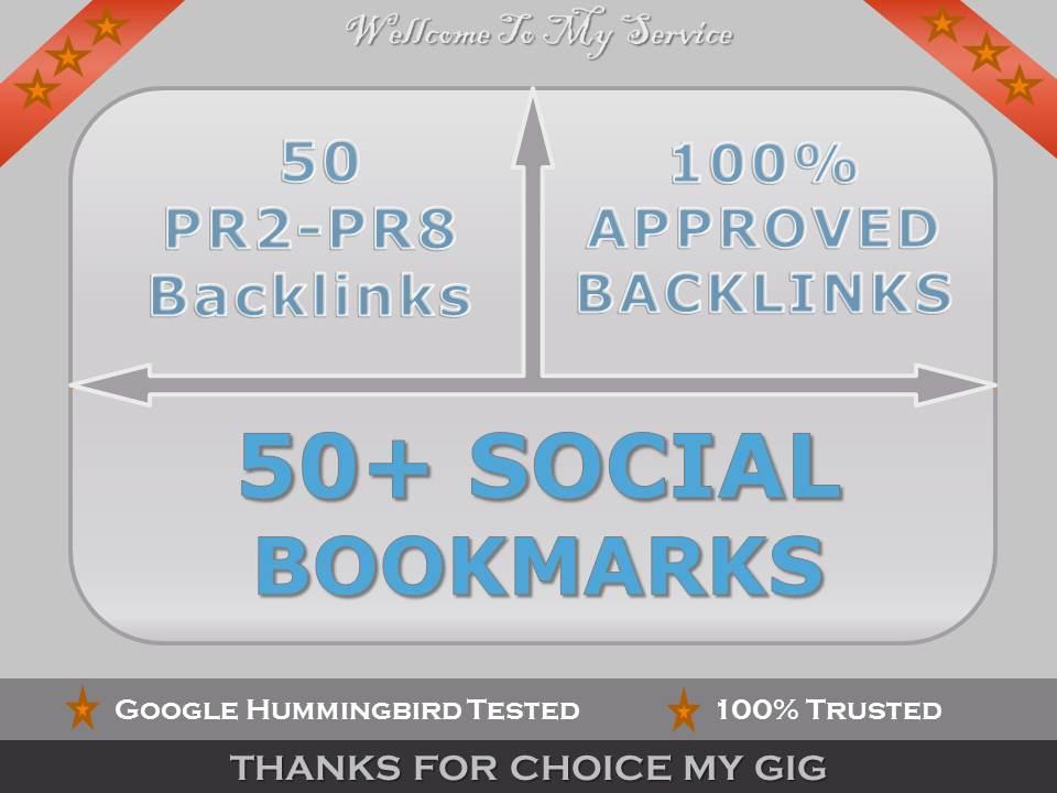 I will do 50 Blog Comments PR2 to PR8 manually and 50...