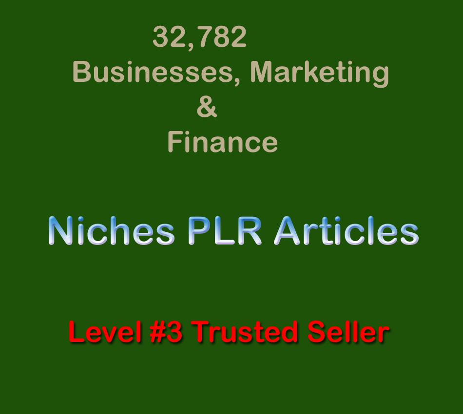 32,782 Businesses, Marketing & Finance Niches PL...