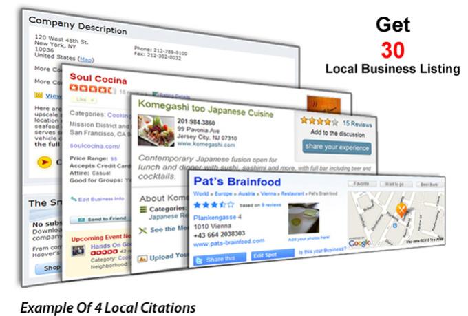 do 30 Local Business Listing or Directory Submission,...