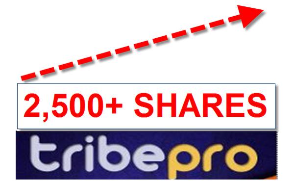 promote ONE of your links using TribePro url will be ...