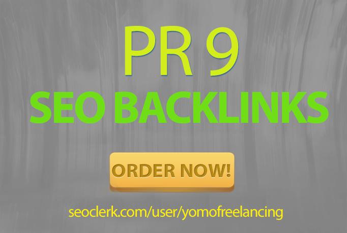 I will manually create 32 PR9 Backlinks dofollow for ...