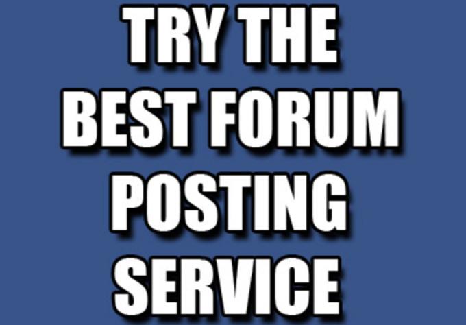 post in your forums with 2 accounts