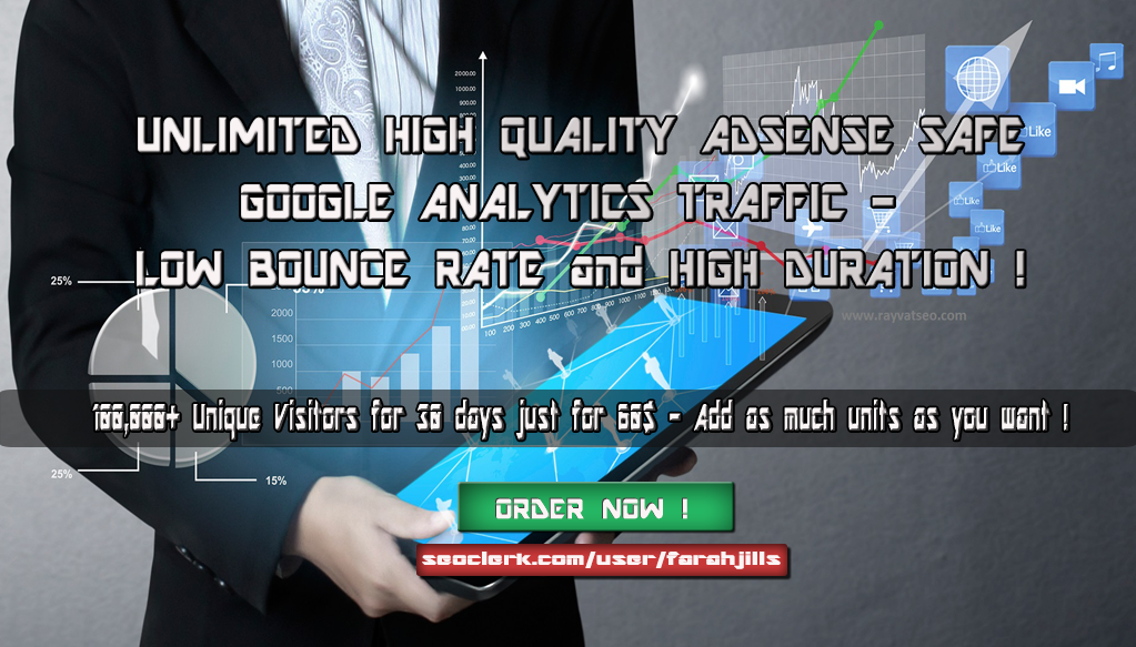 100K High Quality TRAFFIC - Low Bounce Rate - Long Du...