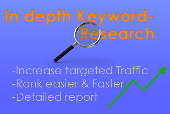 I will provide you with an in depth keyword research ...