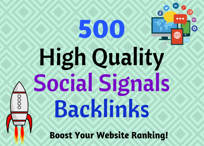 500 HQ PR9-PR10 Social Signals Backlink Monster Pack ...