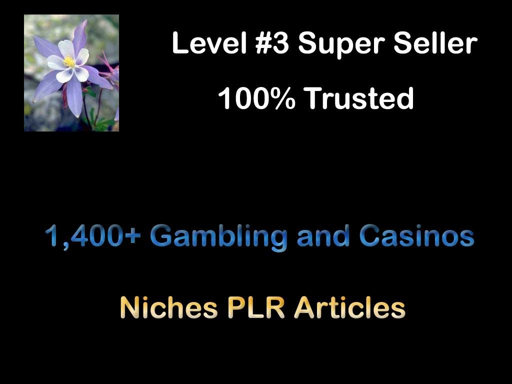 Get 1,400+ Gambling and Casinos Niches PLR Articles