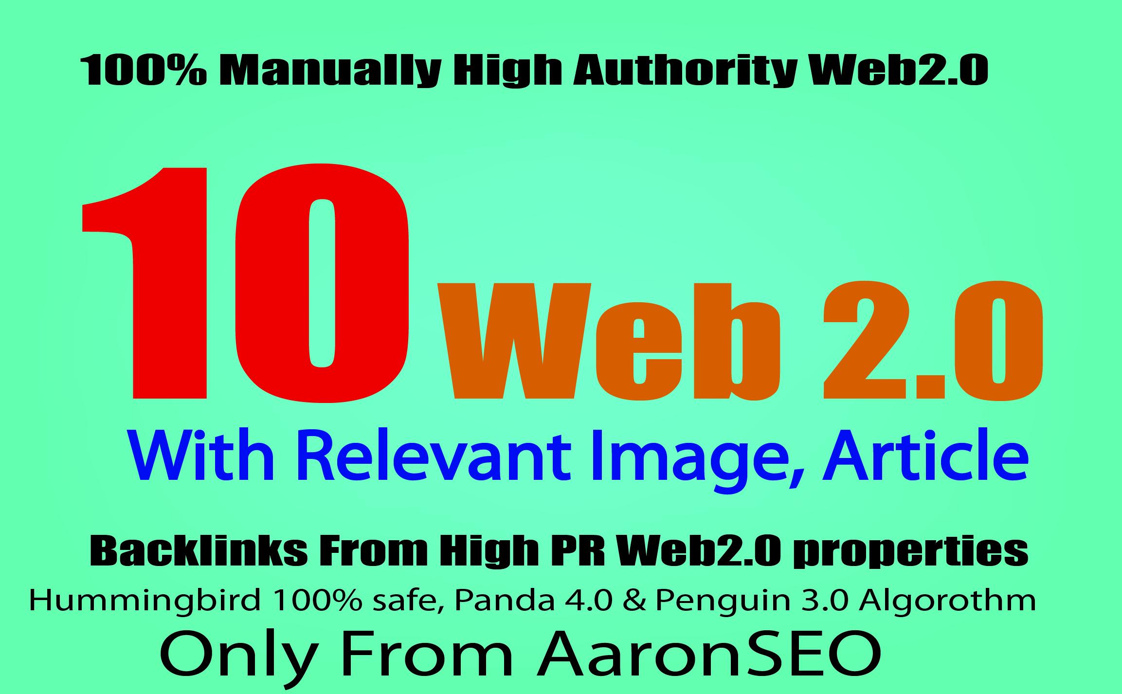 10 High Authority Web2.0 Properties With Relevant Ima...