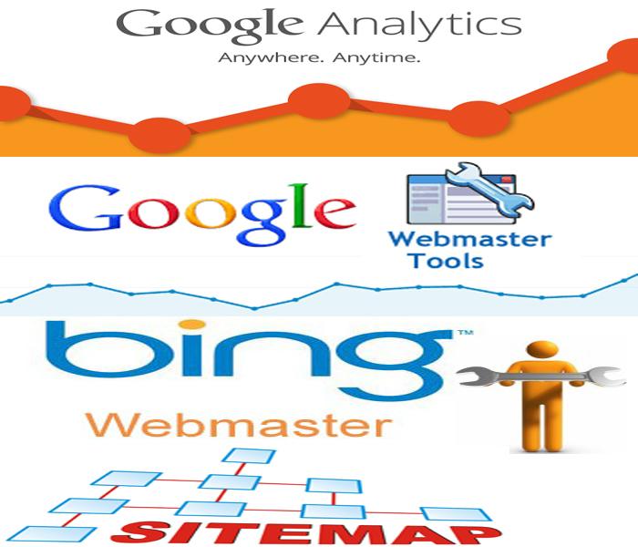I will install google analytics googel sitemap and se...