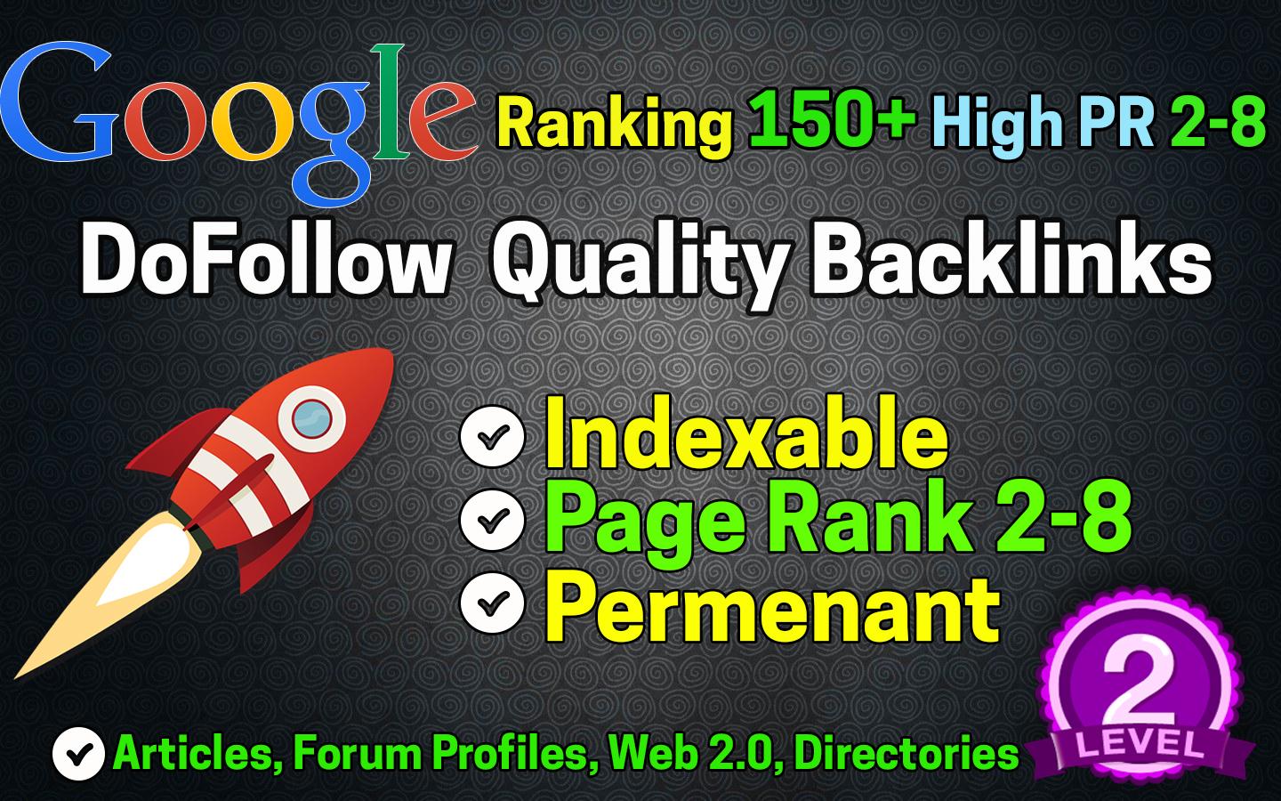 I will create POWERFULL 150+ Google Ranking High PR D...