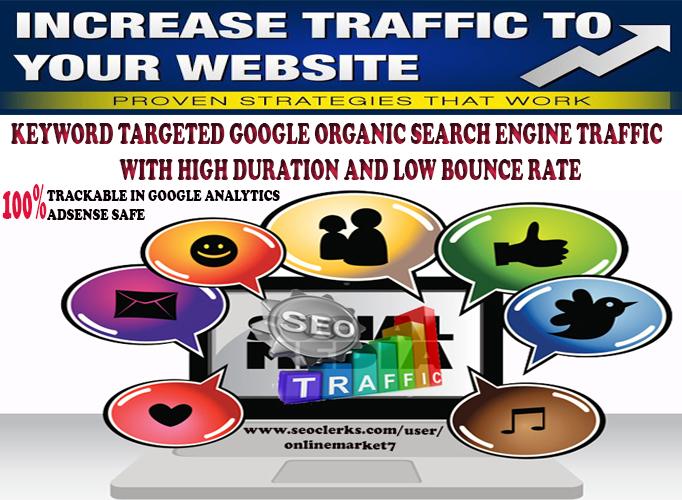 KEYWORD Targeted Google Organic TRAFFIC
