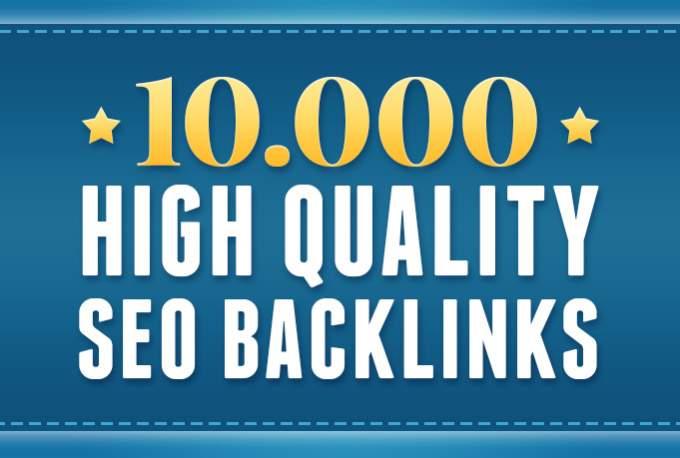 I will make 10000 High Quality Backlinks for GSA Goog...