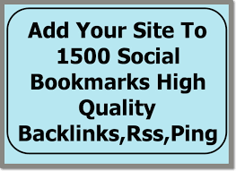 I will ping your site to 1,500 premium social bookmar...