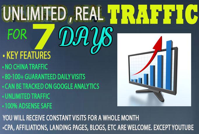 I will drive keyword targeted Website TRAFFIC to your...