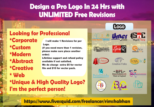 design innovative logo for your website