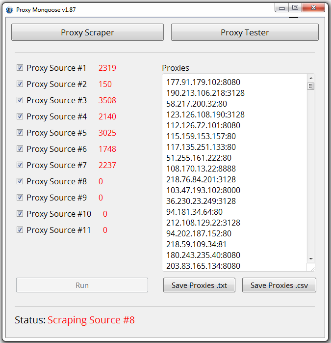Proxy Mongoose Software - Thousands of Fresh Proxies ...