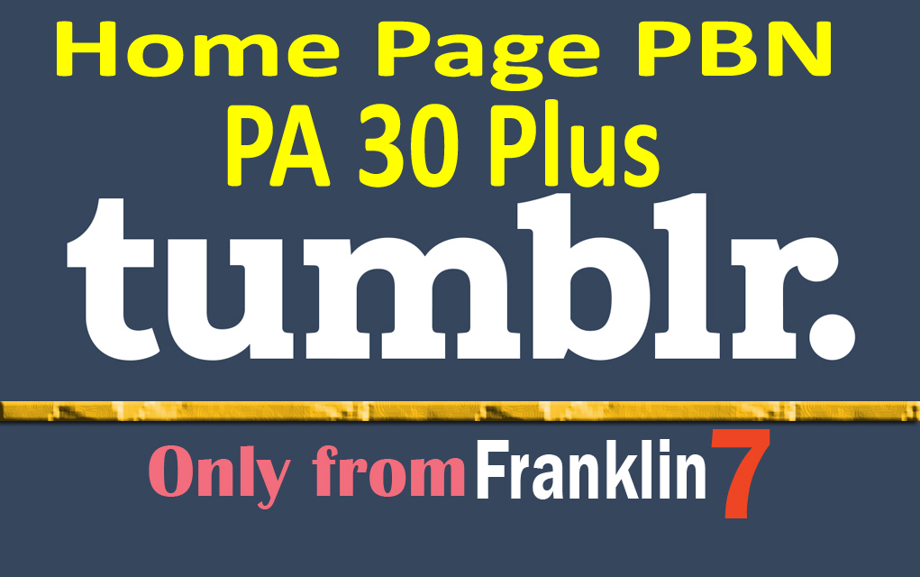 10 Permanent Aged Tumblr Pbn Backlinks With Guarantee...