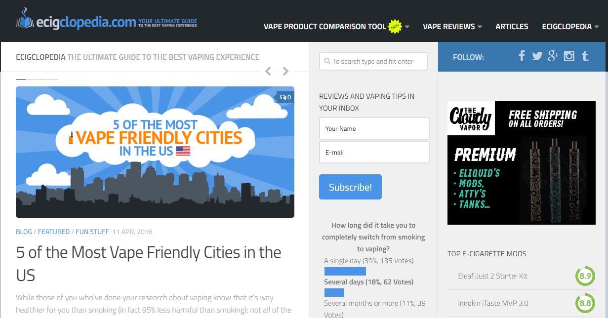 I will post your Guest post on my Vaping website