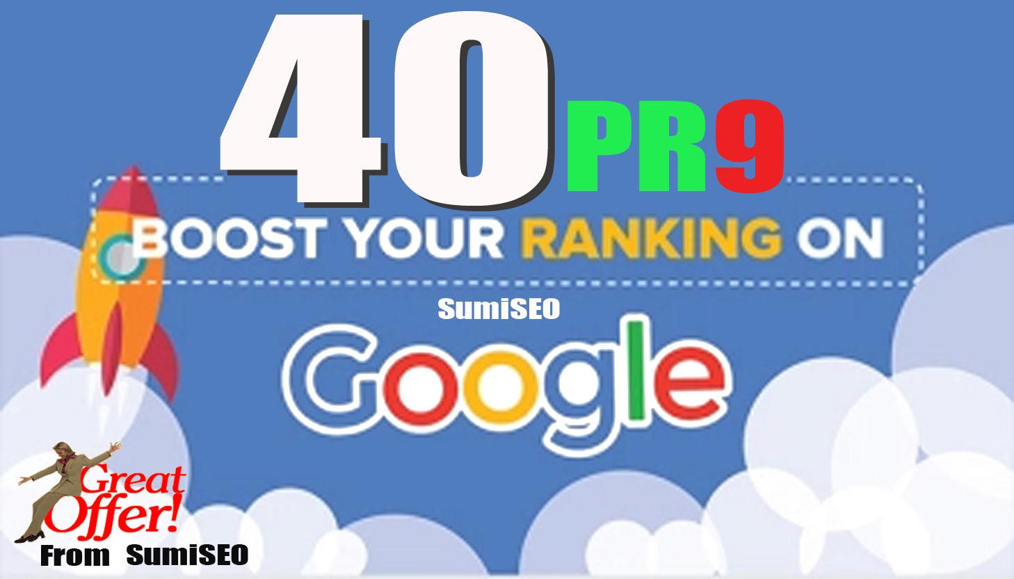 40 PR9-7 backlinks that are Panda Penguin and Humming...