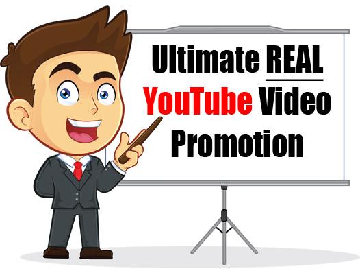 Ultimate REAL YouTube Video Promotion Service - BEST ...