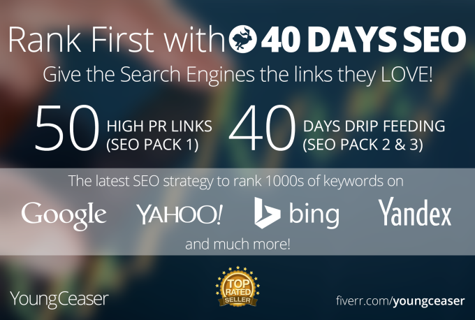 rank you First in Google, 50 PR10 Niche Backlinks, ...
