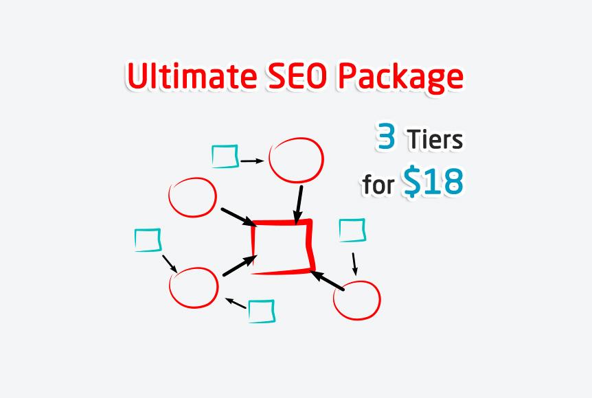 Ultimate SEO Package - Link building Campaign 3 Tiers