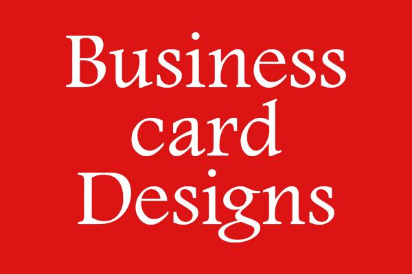 Business card Designs