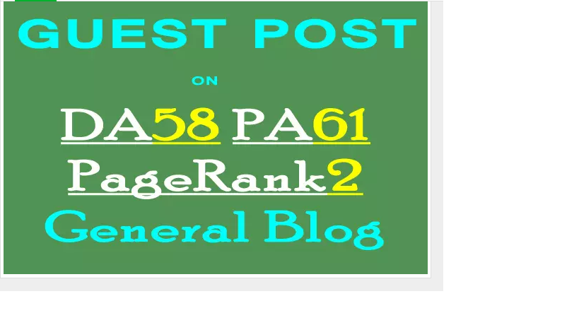 guest post on my TOP DA58 General blog