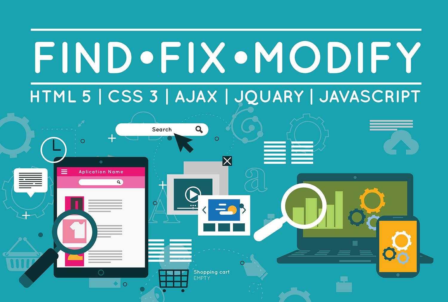 I will fix your html and css issues